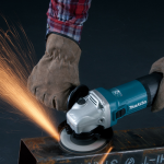 Máy Mài Góc Dùng Pin Makita DGA406RTE (100mm/công tắc trượ (kèm 02 pin 5.0 + sạc nhanh)