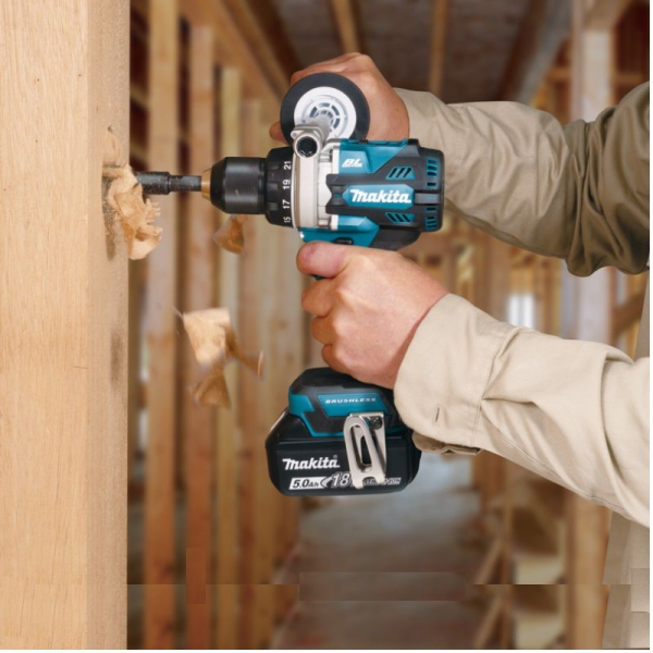 Máy Khoan Và Vặn Vít Dùng Pin Makita DDF486RTE (bl)(18v) (kèm 02 pin 5.0 + sạc nhanh)