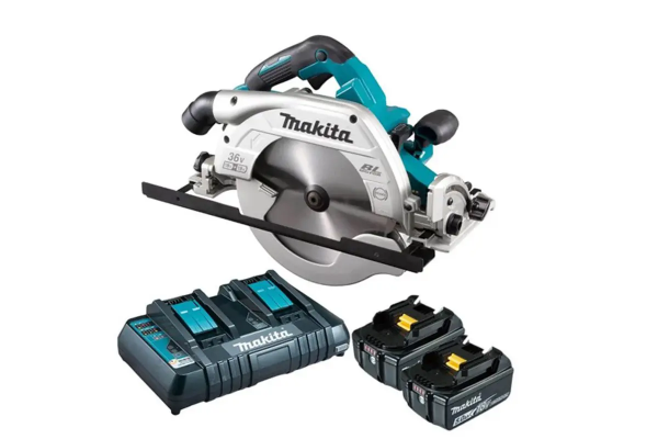 Máy Cưa Đĩa Dùng Pin Makita DHS900PT2 (235mm/aws/bl)(18vx2 (kèm 02 pin 5.0 + sạc nhanh)