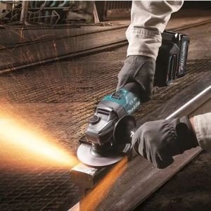 Máy Mài Góc Dùng Pin Makita GA005GM201 (125mm/công tắc trượt (kèm 02 pin 4.0ah + sạc nhanh)