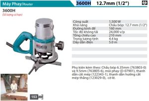Máy Phay Makita 3600H (12,7mm/1/2'')