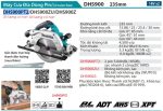 Máy Cưa Đĩa Dùng Pin Makita DHS900PT2 (235mm/aws/bl)(18vx2 (kèm 02 pin 5.0 + sạc nhanh)