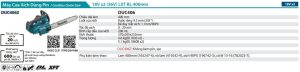 Máy Cưa Xích Dùng Pin Makita DUC406Z (350mm/90px/bl)18v (không kèm pin sạc)