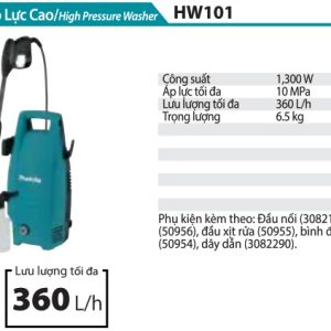 Máy Xịt Rửa Áp Lực Cao Makita HW101