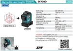 Máy Cân Mực Laser Tia Đỏ Dùng Pin Makita SK700D (12v ma (chưa kèm pin sạc)
